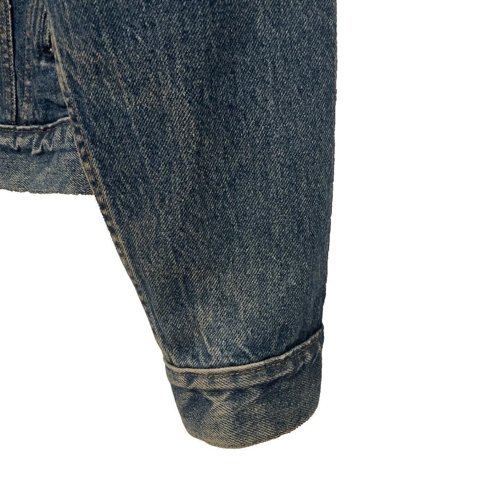 Vtg Levi's 71506 Type III Trucker Denim Jckt Men's 44L Brown Patch USA Big &Tall - Picture 6 of 10